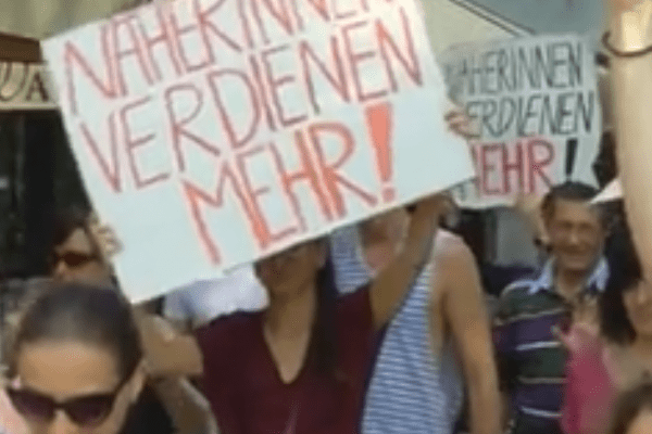 hugo boss living wage Aktivist*innen sagen: „Danke, Hugo!“ Kampagne für Saubere Kleidung | Clean Clothes Campaign Germany