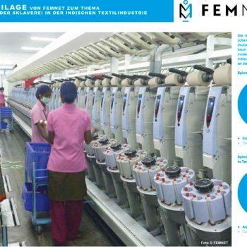 Gemeinsam gegen moderne Form der Sklaverei in der südindischen Spinnereien 1 taz beilage femnet dez 2016 1 Gemeinsam gegen moderne Form der Sklaverei in der südindischen Spinnereien Kampagne für Saubere Kleidung | Clean Clothes Campaign Germany
