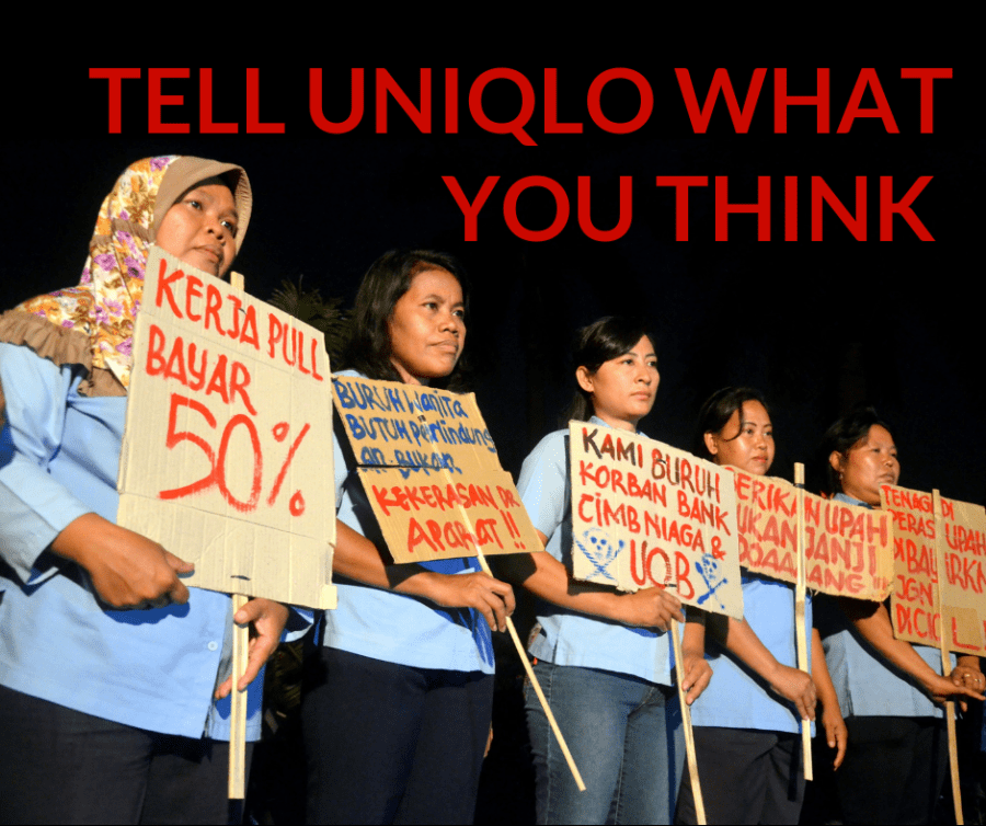 Jaba Garmindo: Arbeiter*innen reichen Beschwerde ein 2 Uniqlo Jaba Garmindo: Arbeiter*innen reichen Beschwerde ein Kampagne für Saubere Kleidung | Clean Clothes Campaign Germany