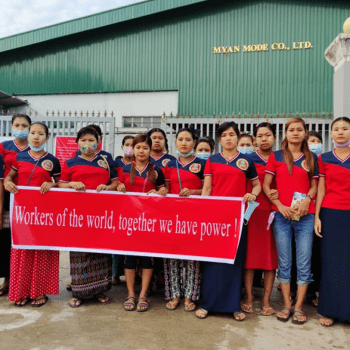 Auswirkungen der Corona-Krise: News aus Myanmar 1 Workers at Myan Mode 1 Auswirkungen der Corona-Krise: News aus Myanmar Kampagne für Saubere Kleidung | Clean Clothes Campaign Germany