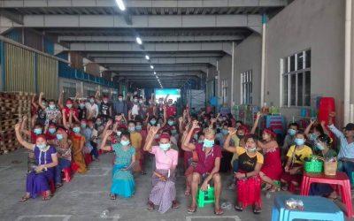 csm Rui Ning Gewerkschaft received 241793493807806 web d992947976 “Union-Busting” in Myanmar: Gewerkschaftunterdrückung in Zeiten von Covid-19 Kampagne für Saubere Kleidung | Clean Clothes Campaign Germany