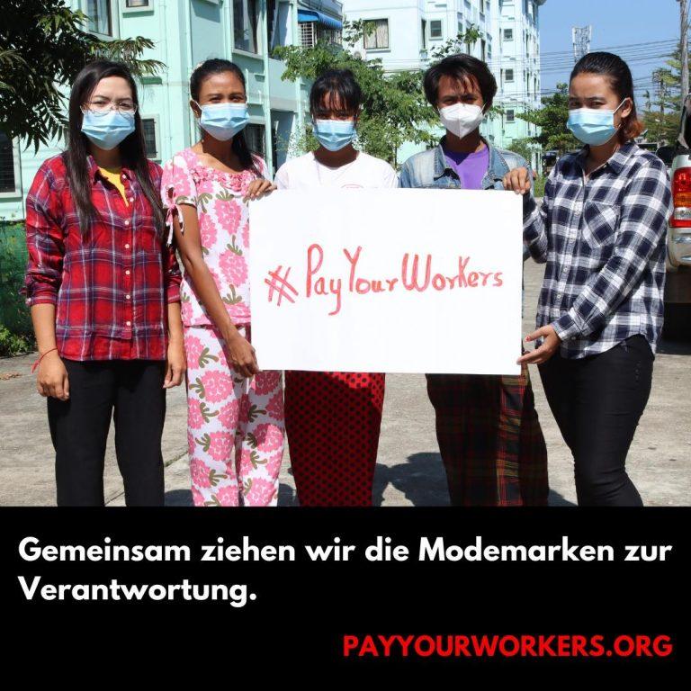 Jetzt Petition unterschreiben: #PayYourWorkers 2 PayYourWorkers Kampagne fuer Saubere Kleidung 2 Jetzt Petition unterschreiben: #PayYourWorkers Kampagne für Saubere Kleidung | Clean Clothes Campaign Germany