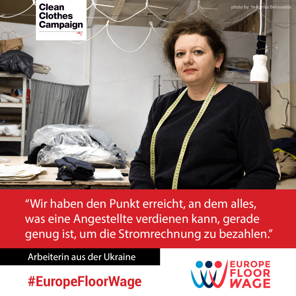 Wie hoch ist ein Lohn zum Leben in Europa? 3 Worker 1 Wie hoch ist ein Lohn zum Leben in Europa? Kampagne für Saubere Kleidung | Clean Clothes Campaign Germany