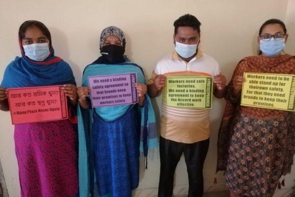 #ProtectProgress: Fordere Modemarken und Einzelhändler auf, Arbeiter*innen zu schützen 12 Photos BCWS36 #ProtectProgress: Fordere Modemarken und Einzelhändler auf, Arbeiter*innen zu schützen Kampagne für Saubere Kleidung | Clean Clothes Campaign Germany