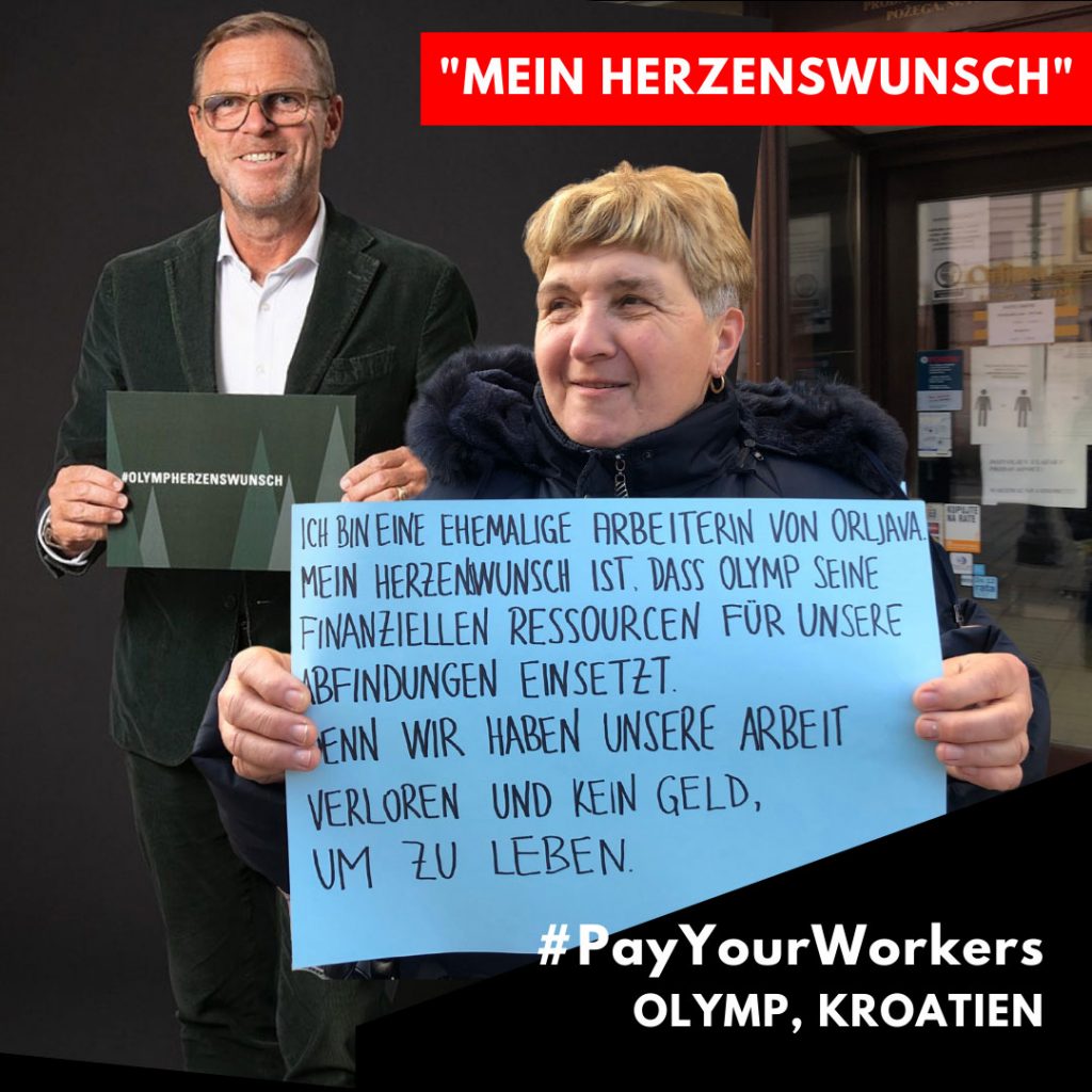 #OLYMPHerzenswunsch: Zeig deine Solidarität mit den Arbeiter*innen von Orljava! 4 CCC OLYMPHerzenswunsch 6 #OLYMPHerzenswunsch: Zeig deine Solidarität mit den Arbeiter*innen von Orljava! Kampagne für Saubere Kleidung | Clean Clothes Campaign Germany