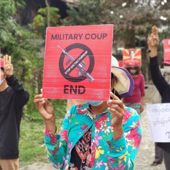 MYANMAR – Duldsames Abwarten oder doch sanktionierendes Handeln? 1 Protest Myanmar c Myanmar now mediass MYANMAR – Duldsames Abwarten oder doch sanktionierendes Handeln? Kampagne für Saubere Kleidung | Clean Clothes Campaign Germany