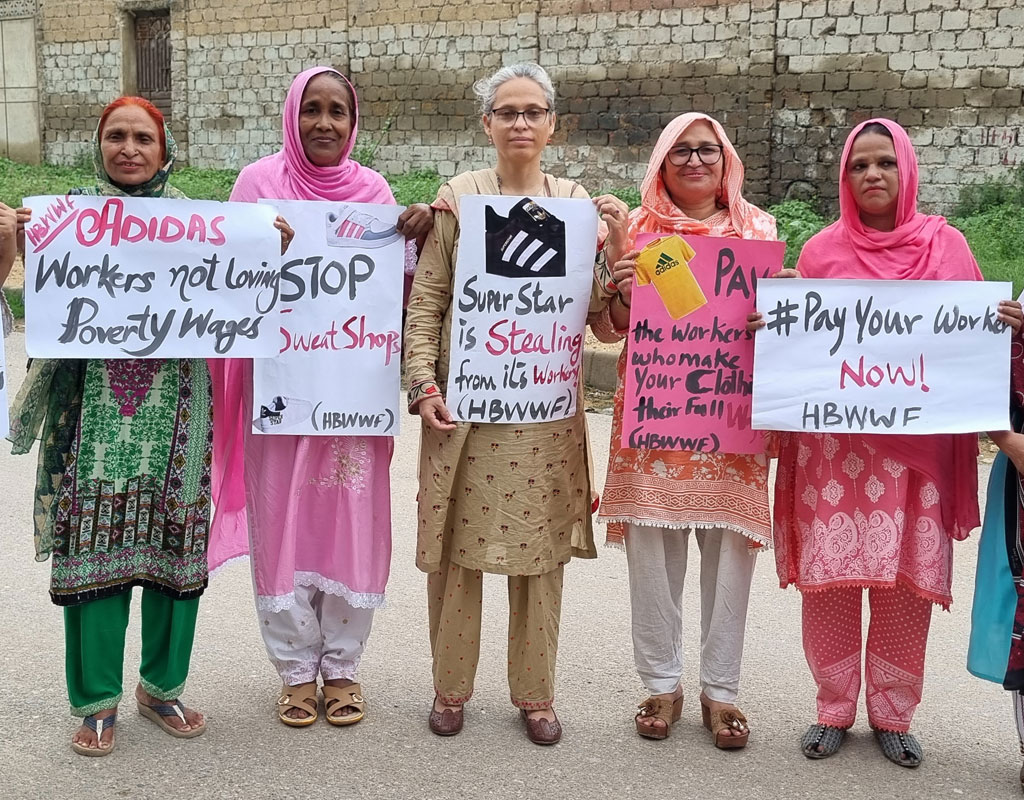 202208 Pakistan CCC adidas, es reicht! Kampagne für Saubere Kleidung | Clean Clothes Campaign Germany