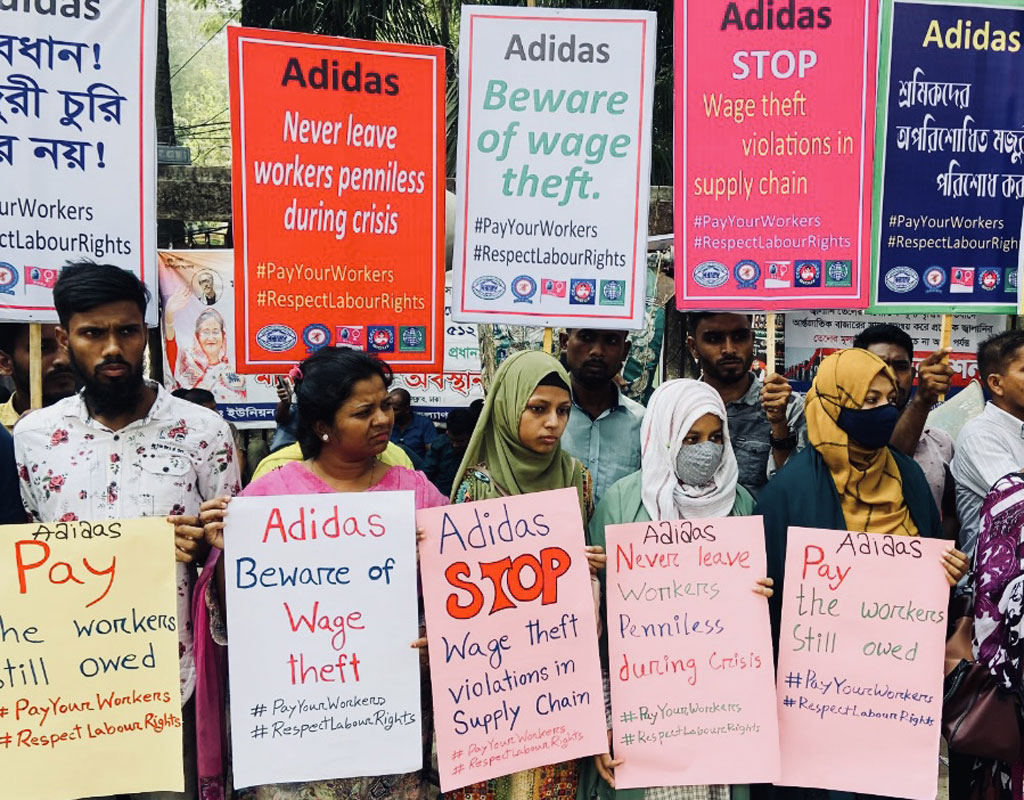 202208 adidas Bangladesch adidas, es reicht! Kampagne für Saubere Kleidung | Clean Clothes Campaign Germany