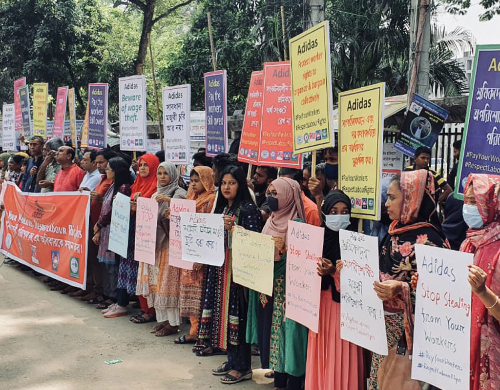 202208 adidas Bangladesch3 adidas, es reicht! Kampagne für Saubere Kleidung | Clean Clothes Campaign Germany
