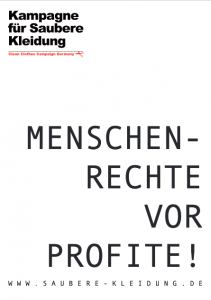 Aktiv werden! 23 Poster schwarzem Schriftzug