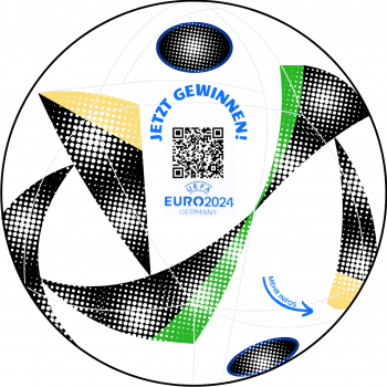 Bei diesem Spiel gewinnt leider nur adidas 2 Auf der Vorderseite des Bierdeckels ist ein Fuball zu sehen, der dem adidas Ball für die EURO 2024 ähnelt.
