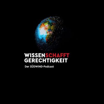 Podcast: Made in China. Von Textilien und Zwangsarbeit 1 Dier Erdkugel vor dunklem Hintergrund mit Schrift