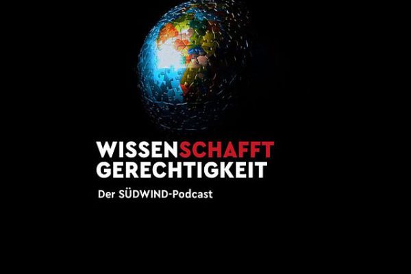 Podcast: Made in China. Von Textilien und Zwangsarbeit 21 Dier Erdkugel vor dunklem Hintergrund mit Schrift